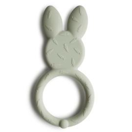 Mushie - Bijtring - Siliconen - Konijn - Bunny - Groen