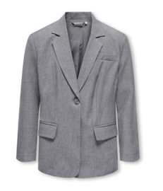 Only - Blazer - KOGLINDA - Medium Grey Melange