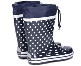 Playshoes - Regenlaarzen - Blauw - Witte - Stippen