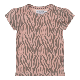 Dirkje - T-shirt - Zebra - Print - Roze