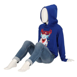 Apollo - Kids - Kerst - Hoodie - Merry - Crazymas - Blauw