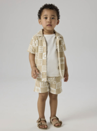 Name It - T-shirt - Blouse - NMMHERWIN - Badstof - Humus