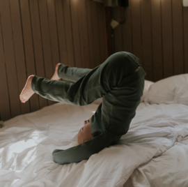 Koko Noko - Pyjama - Wafel - Donkergroen - Bio Cotton