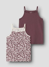 Name It - Hemdjes - Strap Top - Leopard - 2-pack