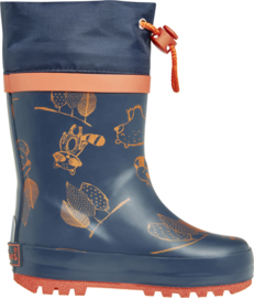 Playshoes - Regenlaarzen - Bosdieren - Donkerblauw