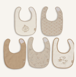 Jollein - Slabben Jersey - Waterproof - Woolly - 5 Stuks