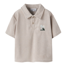 Name it - Polo - T-shirt - NMMJARED - Badstof - Chateau Gray