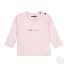 Dirkje - T-shirt - Little - Dreams  - Roze - Bio - Katoen