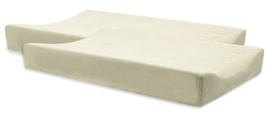 Jollein - Aankleedkussenhoes Badstof - Soft Matcha - 2 Stuks - 50x70 cm