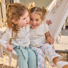 Dirkje Sweater Trui Libellen Off White Ruffles