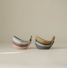 Mushie - Stapelbare - Badspeeltjes - Walvis - 5 stuks - Retro