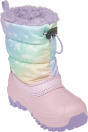 Playshoes - Snowboots - Pastel - Regenboog - Hartjes - Roze