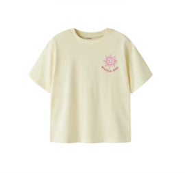 Name It- T-shirt - Girls - NKFHERLISE - Backprint - Pear Sorbet