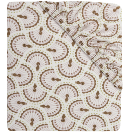 Jollein - Hoeslaken Jersey - Soft Plumes - 40/50x80/90 cm