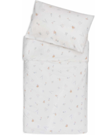 Jollein - Dekbedovertrek - Met - Sloop - 100x140cm - Lovely Birds