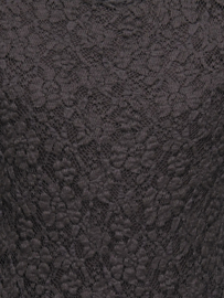 Only - Top - KOGLEIKA - Black Coffee - Kantdetail