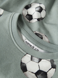 Name It - Trui - Sweater - NMMLOUIE - Voetbal - Green Milieu