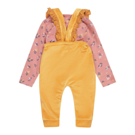 Dirkje - Babysuit - Yellow - Pink