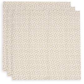Jollein - Hydrofiele Doek Small 70x70cm - Soft Plumes - 3 Stuks