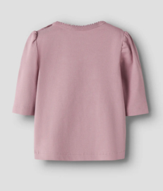 Name It - T-shirt - NBFNULLA - Love - Lila