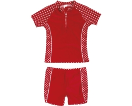 Playshoes - Zwemset - UV Werend - 2-delig - Rood - Met - Stippen 