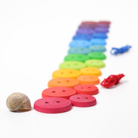 Grimm's Grote houten knopen - Regenboog
