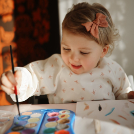 Mushie - Slab met mouwen - Bows - Strikjes - Waterbestendig