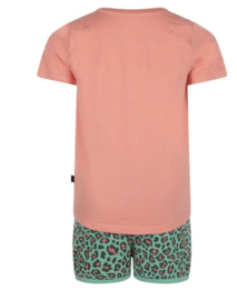 Charlie Choe - Pyjama - Groen - Roze - Panter