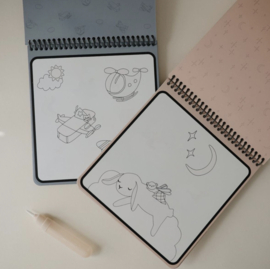 Mushie - Herbruikbare - Waterverfpads - Voertuigen