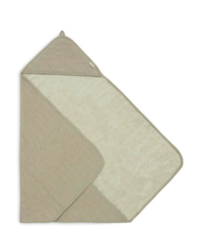 Jollein - Badcape - Soft - Waves - Olive - Green - 75x75 cm