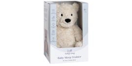 Baby's Only Bo de knuffelbeer met slaaptrainer - Baby knuffel met white noise en slimme huilsensor - Nachtlicht - Warm Linen