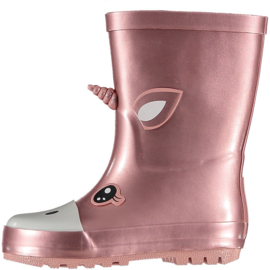 XQ Footwear - Regenlaarzen - Unicorn - Kids - Roze