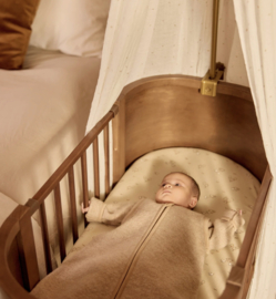 Jollein - Slaapzak met afritsbare mouw - Rond - Merino Wol Felted - Naturel