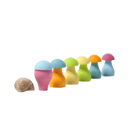 Grimm's sorteer paddenstoelen - pastel