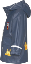 Playshoes - Regenjas - Brandweer - Blauw
