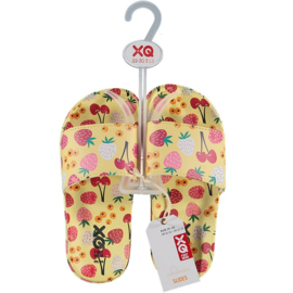 XQ Footwear - Slippers - Fruit - Geel - Multi - Color