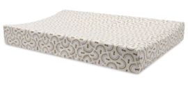 Jollein - Aankleedkussenhoes - Jersey - 50x70 cm - Soft Plumes