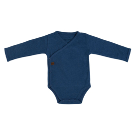 Baby's - Only - Overslagromper - Lange - Mouw - Melange - Jeans - Blue