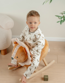 Noukie's - Pyjama - Zebraprint - Fluweel