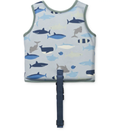 Liewood - Dove - Zwemvest - Haaien - Blauw