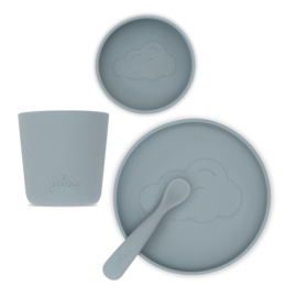 Jollein - Dinerset - Siliconen - Storm - Grey