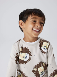 Name It - Sweater - Trui - NMMSAKU - Silver Lining - Leeuw