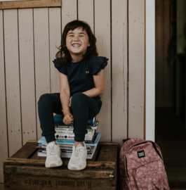 Koko Noko - Rugtas - Schooltas - Roze - Ritssluiting