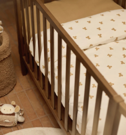 Jollein - Dekbedovertrek met sloop - Mini Teddy Bear - 120x150 cm