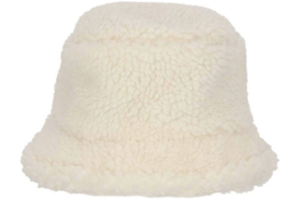 Sarlini - Muts - Hoedje - Bucket Hat - Off - White - Teddy