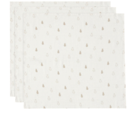 Jollein - Hydrofiele doeken - Happy Miffy - Nougat - 70x70cm - 3 stuks