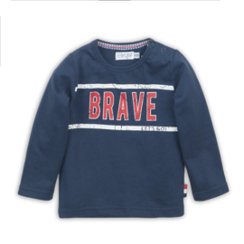 Dirkje - Jongens - T-shirt - Brave - Navy