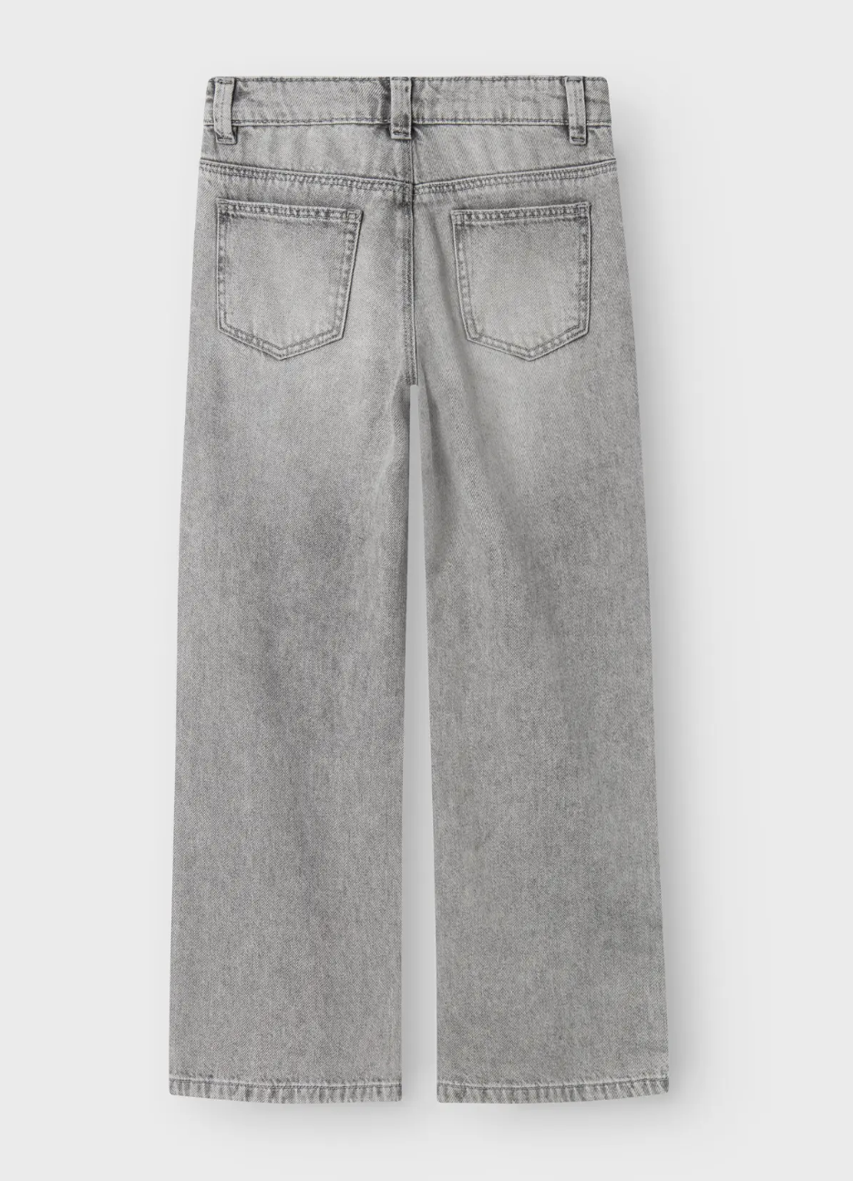 Name It - Broek - Rose - Wide jeans - Light grey