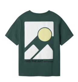 Name It - T-shirt - Detem - Find - The - Art - Groen - Maat 116