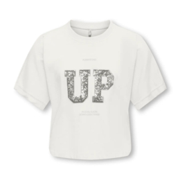 Only Girls - T-shirt - KOGSTELLA - Cloud Dancer